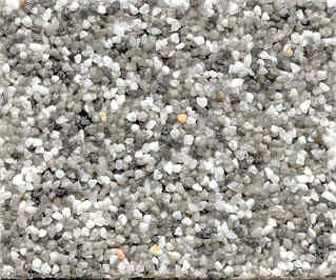 Серо-графитово-белый цветовой узор наружного Байрамикс. Данный цвет относится к крупной фракции зерна декоративной мозаичной штукатурки. 